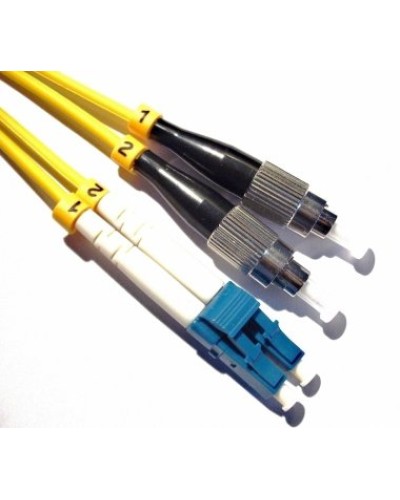 Патч-корд оптический, PVC, дуплексный, LC/UPC-FC/UPC, SM OS2, 2.0 м TWT (TWT-2LC-2FC/SU-2.0) в Красногорске Патч-корды оптические Pintop.ru