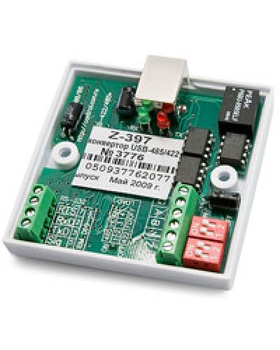 Конвертер специальный с гальванической развязкой USB RS422/485 IronLogic Z-397 (мод. USB) в Красногорске Сетевая СКУД Matrix Pintop.ru