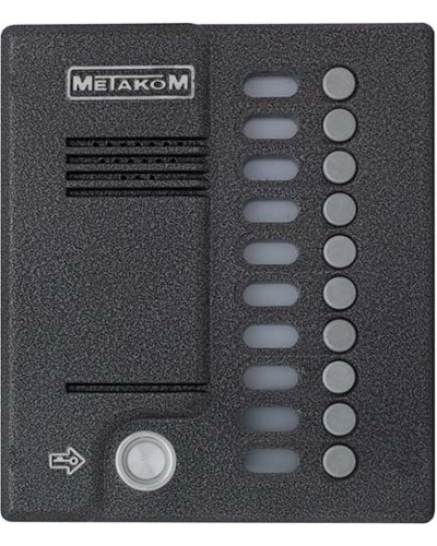 Блок вызова домофона Метаком MК10.2-TM4EV в Красногорске Вызывные видеопанели малоабонентные Pintop.ru
