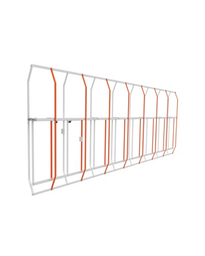 Шторка стрелы шлагбаумов GT высотой 1,3 м (модуль 1721 мм) Came 803XA-0350 в Красногорске Запчасти для шлагбаумов и автоматики Pintop.ru