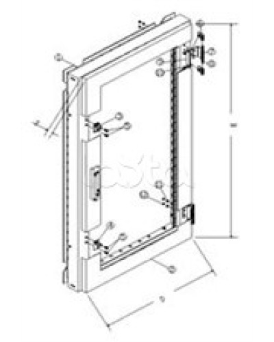 Дверь передняя плексигласовая TOA PGD-22 в Красногорске Системы оповещения и трансляции TOA Pintop.ru