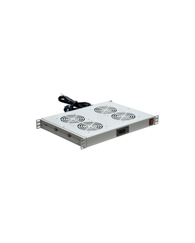 Модуль вентиляторный с термостатом 19 1U с 4-мя вентиляторами REXANT 04-2605 в Красногорске Вентиляторные модули Pintop.ru