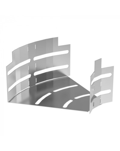 Угол горизонтальный изменяемый 0-45 градусов Стандарт INOX (AISI 304) 150х80 Промрукав (PR16.3588) в Красногорске Аксессуары для лотков Pintop.ru