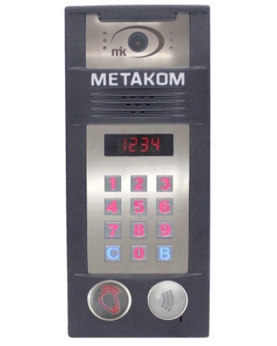 Многоабонентый антивандальный блок вызова со встроенной гибридной видеокамерой Метаком MК2018-RFMFСVH в Красногорске Блоки вызова многоабонентные Pintop.ru