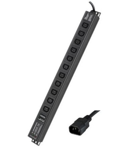 Блок распределения питания вертикальный для 19 шкафов DKC R5VIEC11CDOP в Красногорске Блоки розеток Pintop.ru