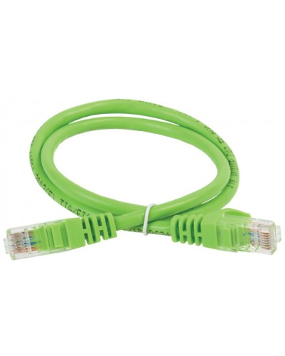 ITK Коммутационный шнур (патч-корд), кат.5Е UTP, 2м, зеленый (PC02-C5EU-2M) в Красногорске Патч-корды и пигтейлы Pintop.ru