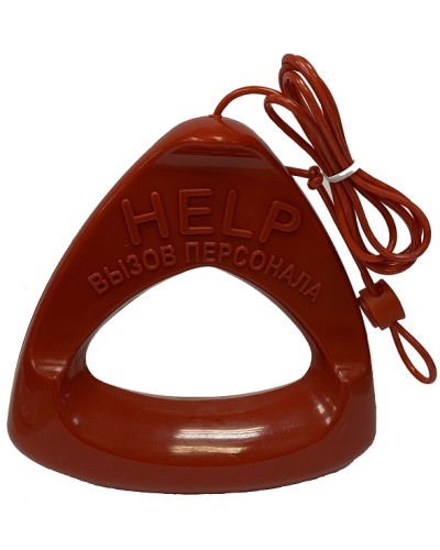 Дополнительная ручка красного цвета со шнуром красного цвета Hostcall MP-060W1 в Красногорске Система оповещения и трансляции Hostcall Pintop.ru