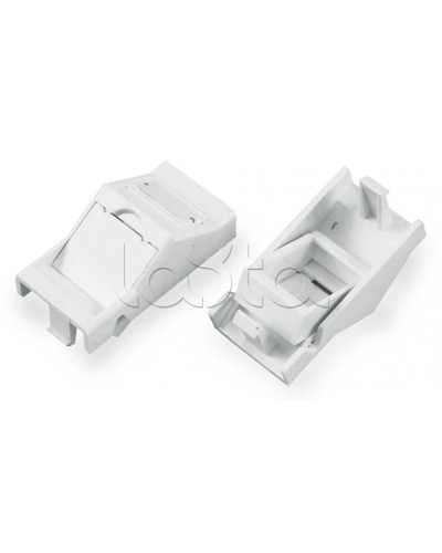 Вставка угловая 45x22.5 для 1 модуля формата Keystone Jack Hyperline SIP2A-1K-M45-22.5 в Красногорске Модули Keystone Pintop.ru