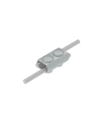 Параллельный соединитель прутка Ø 5-8 мм CU КМ-Профиль (PS-D5-8 CU) в Красногорске Монтажные материалы Pintop.ru