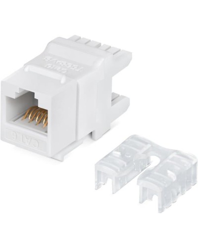 Модуль Keystone Jack RJ-45(8P8C), UTP неэкранированный, CAT 6, тип 180 градусов, белый REXANT PRO 02-0250 в Красногорске Модули Keystone Pintop.ru