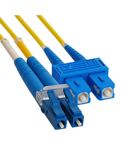 Патч-корд оптический переходной (SM), 9/125 (OS2), LC/UPC-SC/UPC, (Duplex), LSZH, 2м REXANT 50-2410 в Красногорске Патч-корды оптические Pintop.ru