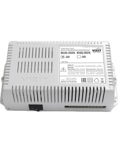 Блок управления и питания Vizit БУД-302S-20 в Красногорске Блоки управления многоабонентные Pintop.ru