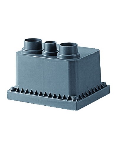 Колодец переходной смотровой 225x175x145 с крышкой для двустенных труб DKC (025001) в Красногорске Повороты, муфты, тройники Pintop.ru