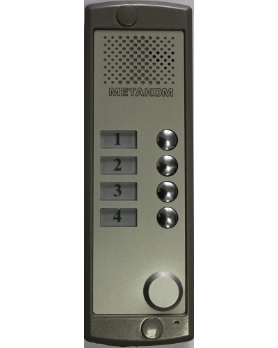 Блок вызова домофона Метаком MK4-K-RF в Красногорске Блоки вызова многоабонентные Pintop.ru