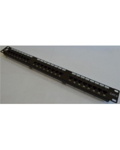 Патч-панель Lanmaster 24 порта с индикаторами, UTP, кат.6, 1U LANMASTER LAN-PPi24U6 в Красногорске Патч панель Pintop.ru