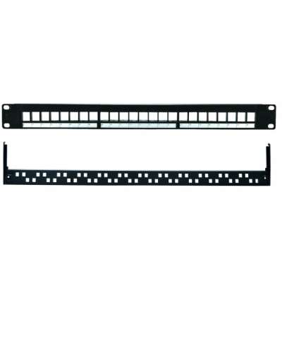 Патч-панель 19”, 1U, 24 порта UTP Eurolan (27B-00-24BL) в Красногорске Патч панель Pintop.ru