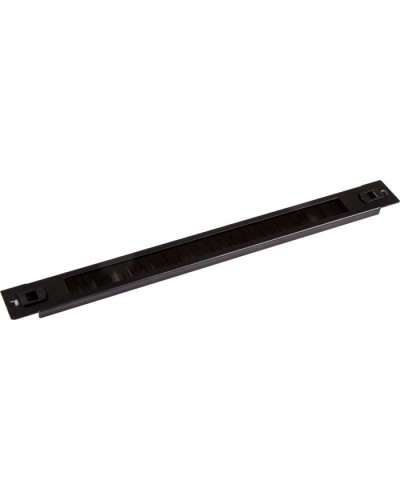 Панель 19 с щеточным вводом 1U, быстросъемная, черная LANMASTER LAN-DC-TLBRP-1U в Красногорске Аксессуары для стоек и шкафов Pintop.ru