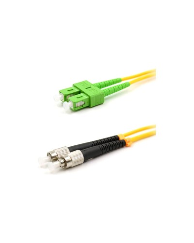 Патч-корд оптический переходной (SM), 9/125 (OS2), SC/APC-FC/UPC, (Duplex), PVC, 5м REXANT 50-2857-1 в Красногорске Патч-корды оптические Pintop.ru