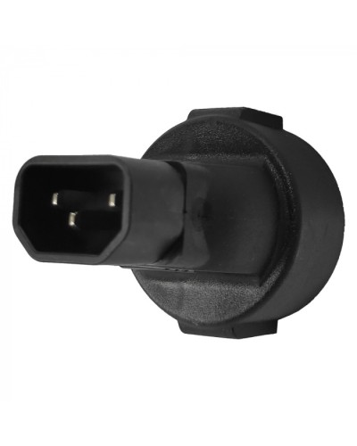 Адаптер переходной, розетка Schuko - вилка C14, 220В, 10А, черный LANMASTER (LAN-PPS/14-BK) в Красногорске Проходные адаптеры и розетки оптические Pintop.ru