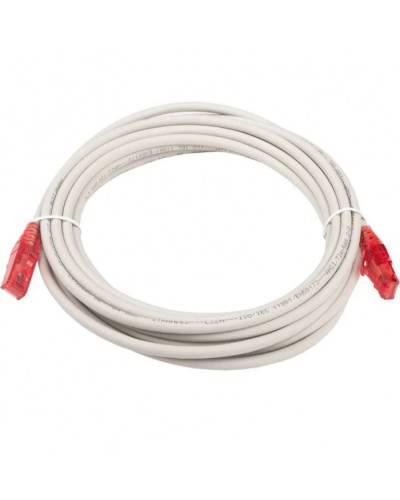 Патч-корд RJ45-RJ45, 4 пары, UTP, кат.5е, LSZH (5м) Hyperline PC-LPM-UTP-RJ45-RJ45-C5e-5M-LSZH-GY в Красногорске Патчкорды (медные) Pintop.ru