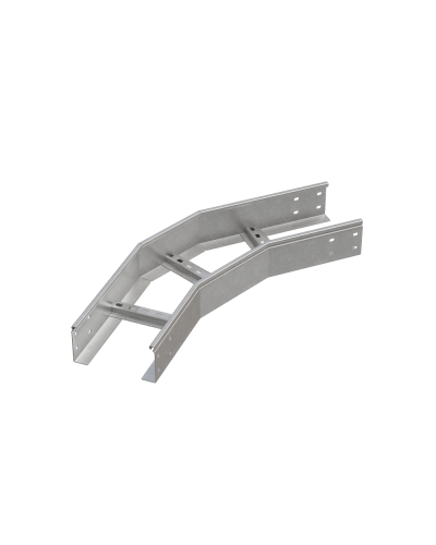 Угол лестничный горизонтальный 45 гр. 100х700х1,5 мм HD85 N КМ-профиль (LGL45-100-700-1.5 HD85 N) в Красногорске Аксессуары для лотков Pintop.ru