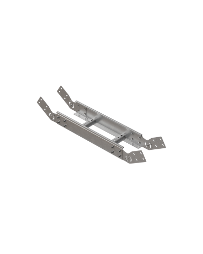 Вертикальный шарнирный угол 100х600х2,0 мм HD85 N КМ-профиль (LSHL100-600-2.0 HD85 N) в Красногорске Аксессуары для лотков Pintop.ru