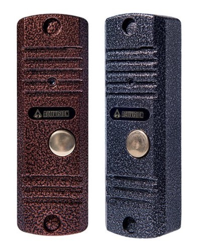 Панель вызывная накладная на 1 абонента Activision AVC-105 (медь) в Красногорске Вызывные аудиопанели малоабонентные Pintop.ru