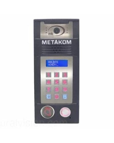 Многоабонентый антивандальный блок вызова со встроенной гибридной видеокамерой Метаком MК2018-TMRFGVH в Красногорске Блоки вызова многоабонентные Pintop.ru