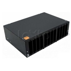 Бокс оптический универсальный 19" Hyperline FO-19V-3U-12xSLT-W130H30-96UN-BK