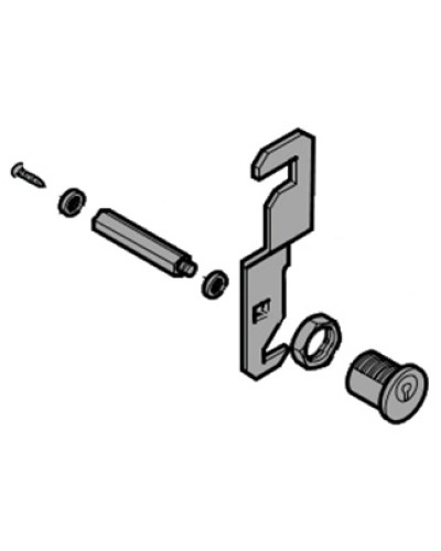 Замок дверцы G4040 Came 119RIG411 в Красногорске Запчасти для шлагбаумов и автоматики Pintop.ru