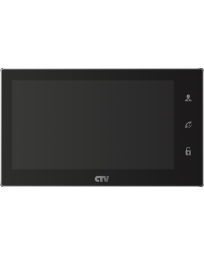 Монитор видеодомофона CTV-M4706AHD (черный) в Красногорске Абонентские видеоустройства Pintop.ru