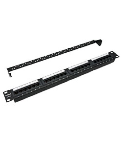 Патч-панель 19, 1U, 24xRJ45 Cabeus PL-24-Cat.5e-Dual IDC в Красногорске Патч панель Pintop.ru