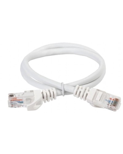 ITK Коммутационный шнур (патч-корд) кат.5Е UTP 5м белый (PC08-C5EU-5M) в Красногорске Патч-корды и пигтейлы Pintop.ru