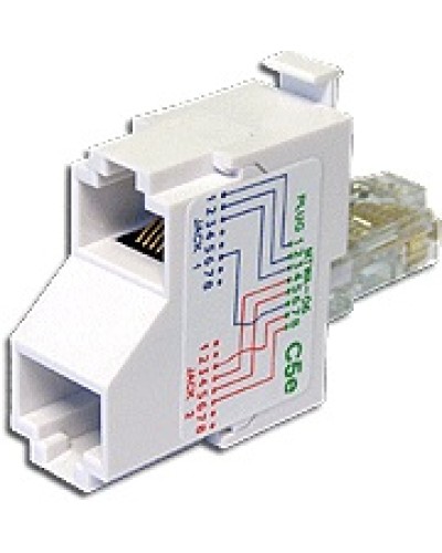 T-адаптер 1 телефонный и 1 компьютерный порт TWT TWT-T-E2-U2 в Красногорске Проходные адаптеры Pintop.ru