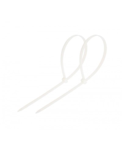 Стяжка нейлоновая неоткрывающаяся, безгалогенная (halogen free) 150x3.5мм, белая (100 шт) в Красногорске Стяжки-хомуты Pintop.ru