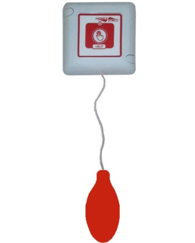 Пневмокнопка вызова влагозащищенная со шнуром Hostcall MP-435W2 в Красногорске Система оповещения и трансляции Hostcall Pintop.ru