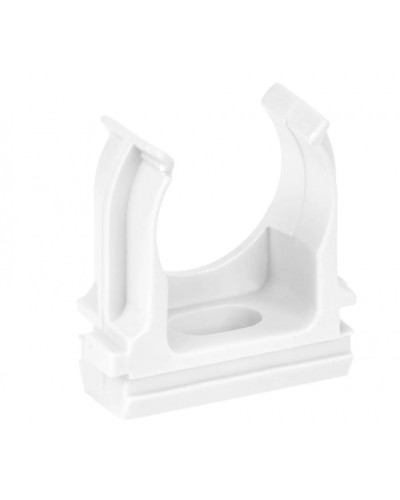 ELASTA Держатель с защелкой CF25 белый IEK (ET-TA00D-CF-025-K01-010) в Красногорске Держатели, клипсы, скобы Pintop.ru