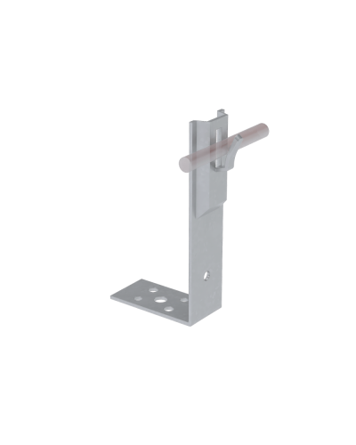 Угловой держатель зажимной для прутка Ø 5-8 мм H60 мм TD КМ-Профиль (UDZ-H60-D5-8 TD) в Красногорске Монтажные материалы Pintop.ru