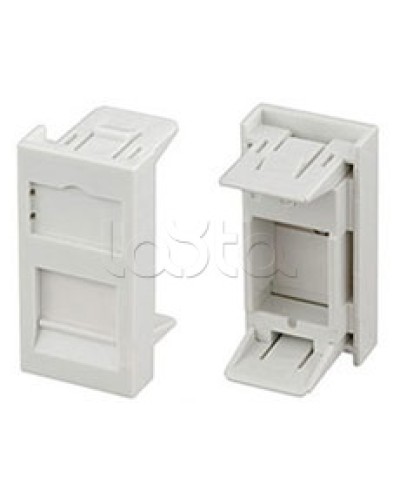 Вставка для 1 модуля формата Keystone Jack Hyperline SIP2-1K-M45-22.5 в Красногорске Модули Keystone Pintop.ru