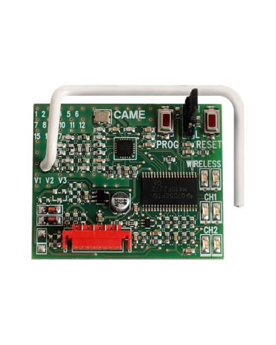 Встраиваемая плата радиоканала для беспроводных устройств системы RIO v2.0 Came RIOCN8WS в Красногорске Устройства радиоуправления для шлагбаумов и автоматики Pintop.ru