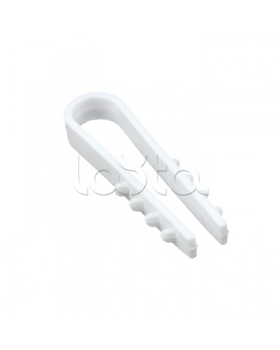 Дюбель-хомут для круглого кабеля (5-10мм) белый (50шт.) EKF PROxima (plc-ncs50-5x10w) в Красногорске Крепеж: Дюбели, шурупы, саморезы Pintop.ru