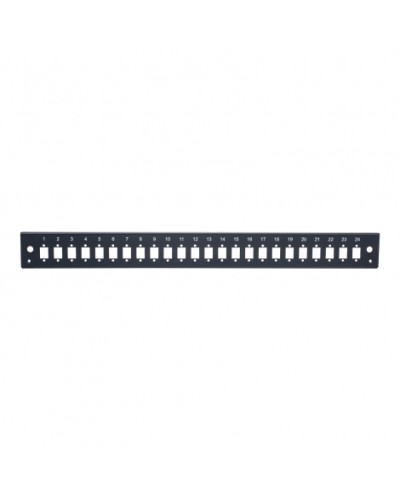 Панель лицевая для выдвижной оптич. полки, 24 SC Simplex/24 LC Duplex, черный Datarex DR-546045 в Красногорске Патч-панели Pintop.ru