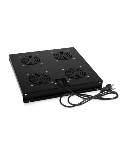 Модуль вентиляторный с 4-я вентиляторами, цвет черный (RAL 9004) Cabeus (TRAY-SC-120-BK) в Красногорске Вентиляторные модули Pintop.ru