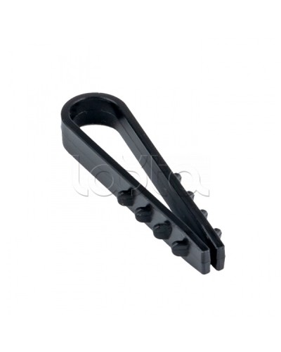 Дюбель-хомут для круглого кабеля (5-10мм) черный (50шт.) EKF PROxima (plc-ncs50-5x10b) в Красногорске Крепеж: Дюбели, шурупы, саморезы Pintop.ru