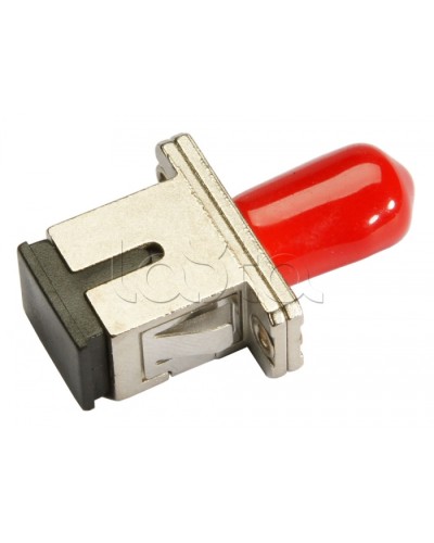 Соединитель проходной ST-SC, MM(для многомодового кабеля), simplex Cabeus ST-SC-MM в Красногорске Проходные адаптеры и розетки оптические Pintop.ru