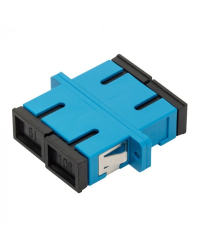 Адаптер оптический SC, SM, дуплексный LANMASTER (LAN-2SC-AM-SM) в Красногорске Проходные адаптеры и розетки оптические Pintop.ru