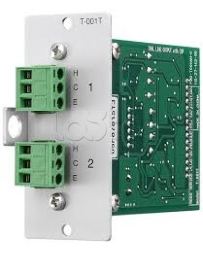 Модуль выходной 2-mic/line с DSP-процессором TOA T-001T в Красногорске Системы оповещения и трансляции TOA Pintop.ru
