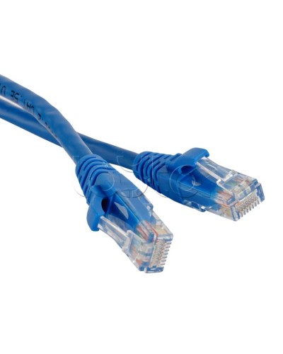 Патч-корд RJ45-RJ45, 4 пары, UTP, кат.5е, LSZH (5м) Hyperline PC-LPM-UTP-RJ45-RJ45-C5e-5M-LSZH-BL в Красногорске Патчкорды (медные) Pintop.ru