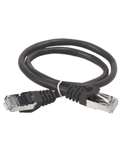 ITK Коммутационный шнур (патч-корд), кат.5Е FTP, 0,5м, черный (PC09-C5EF-05M) в Красногорске Патч-корды и пигтейлы Pintop.ru