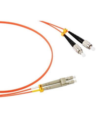 Патч-корд оптический LSZH, дуплексный, LC/PC-FC/PC, MM 50/125, 1.0м LANMASTER LAN-2LC-2FC/OM2-1.0 в Красногорске Патч-корды и пигтейлы Pintop.ru
